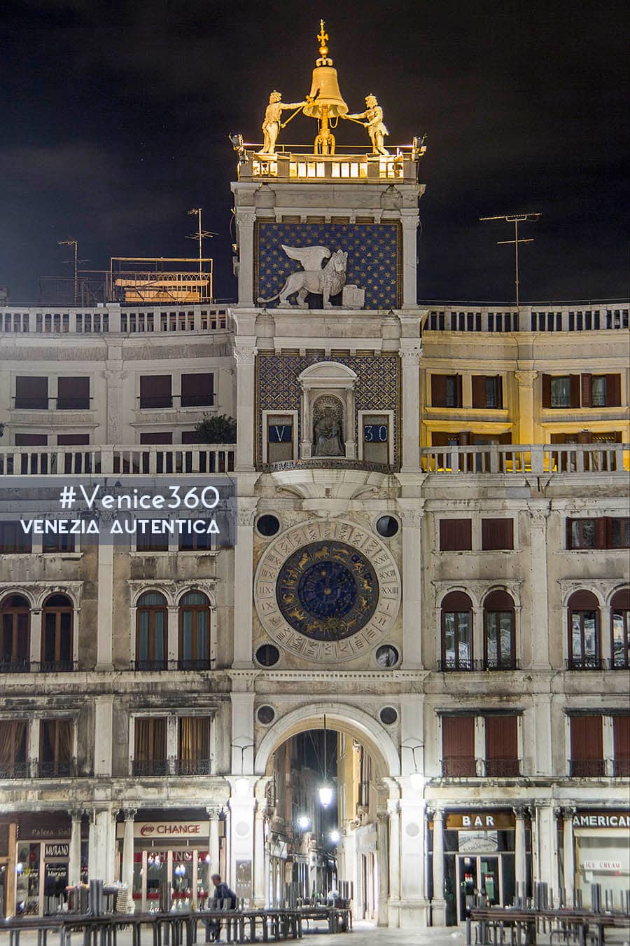 This will change the way you look at the clock tower in St Mark's Square - Venezia Autentica | Discover and Support the Authentic Venice This will change the way you look at the clock tower in St Mark's Square - Venezia Autentica | Discover and Support the Authentic Venice - One of the jewels of San Marco, too often overlooked, is the Torre dell’Orologio. The Clock Tower, which was built from 1496 to 1499, is located in a strategical position allowing it to be seen from the water and underlying once more the importance of the seas to the city of Venice.