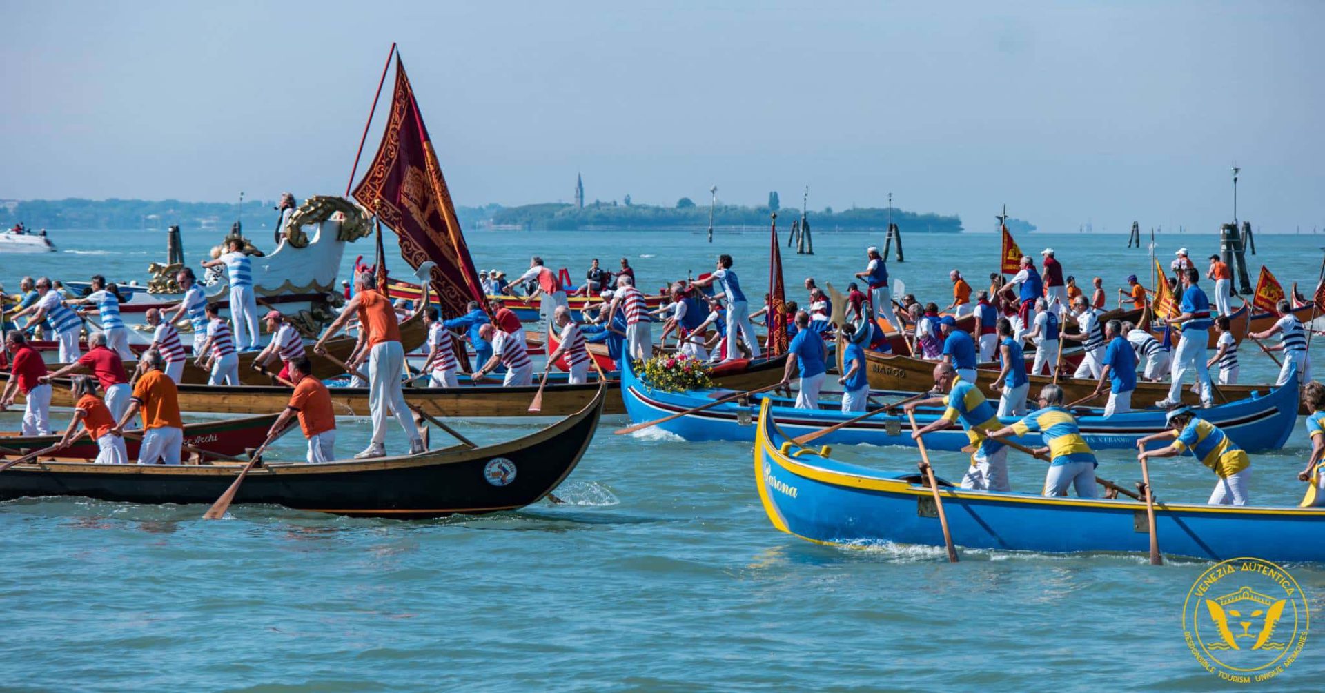 Parade during the Festa della Sensa in Venice, Italy