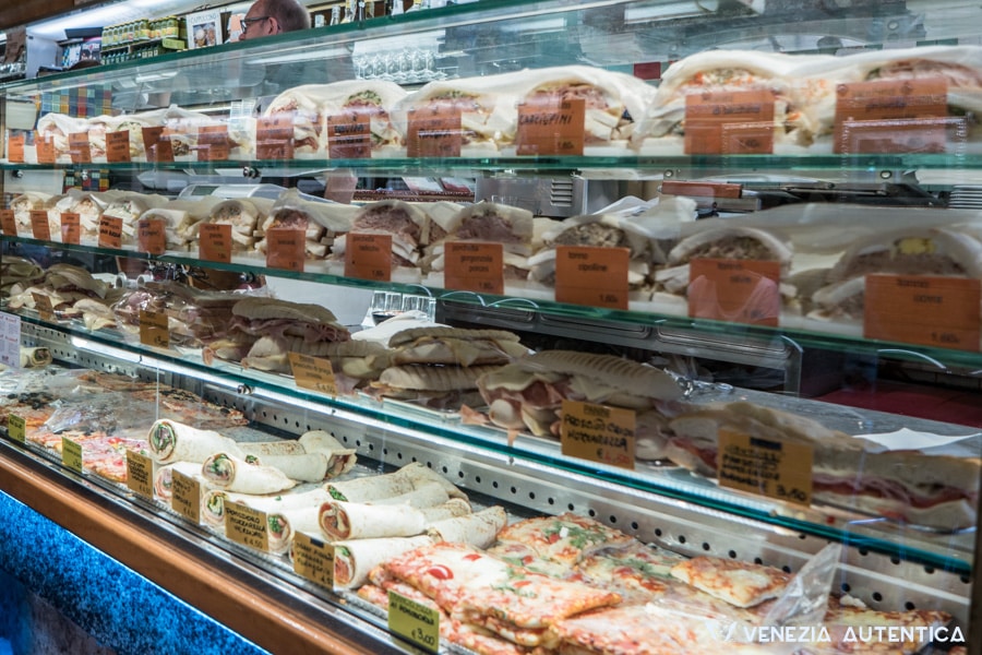 The great variety of tramezzini at Mago G in Venice makes this place a must when close to the rialto bridge.