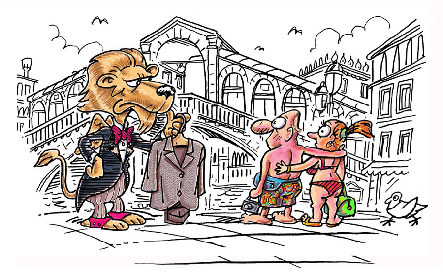 Venice is not a beach. Official Townhall Guide to Be the Perfect Guest