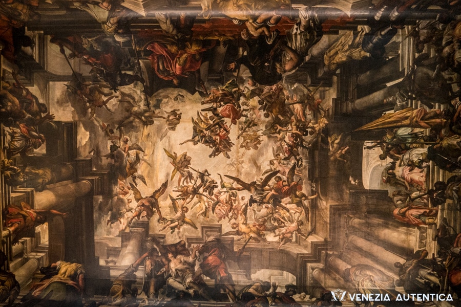 San Pantalon's Church - Venezia Autentica | Discover and Support the Authentic Venice The great painting on canvas on the ceiling of the San Pantalon Church in Venice, Italy. It is the biggest painting on canvas in the world, measuring a total of 443 square meters.