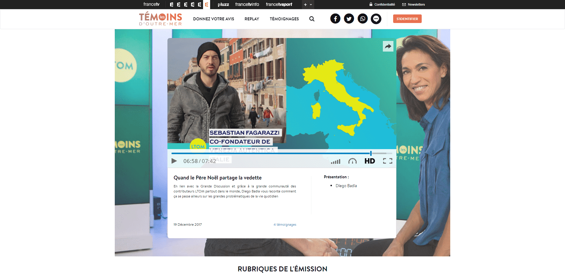 French TV show 'Les Témoins d’Outre-Mer' interviews Venezia Autentica to discover how Epiphany is celebrated in Venice - Venezia Autentica | Discover and Support the Authentic Venice -