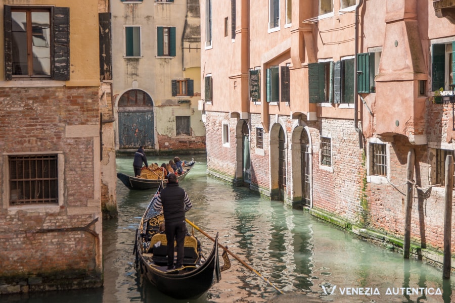 Gondola ride in Venice, Italy
